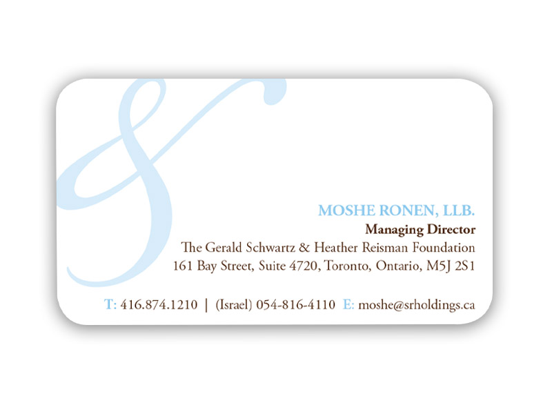 GSHR Business Card - Back design, branding with Bare Bones Marketing in Oakville, Ontario.
