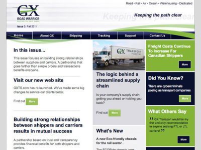 GX Road Warrior - Email Programs with Bare Bones Marketing in Oakville, Ontario.