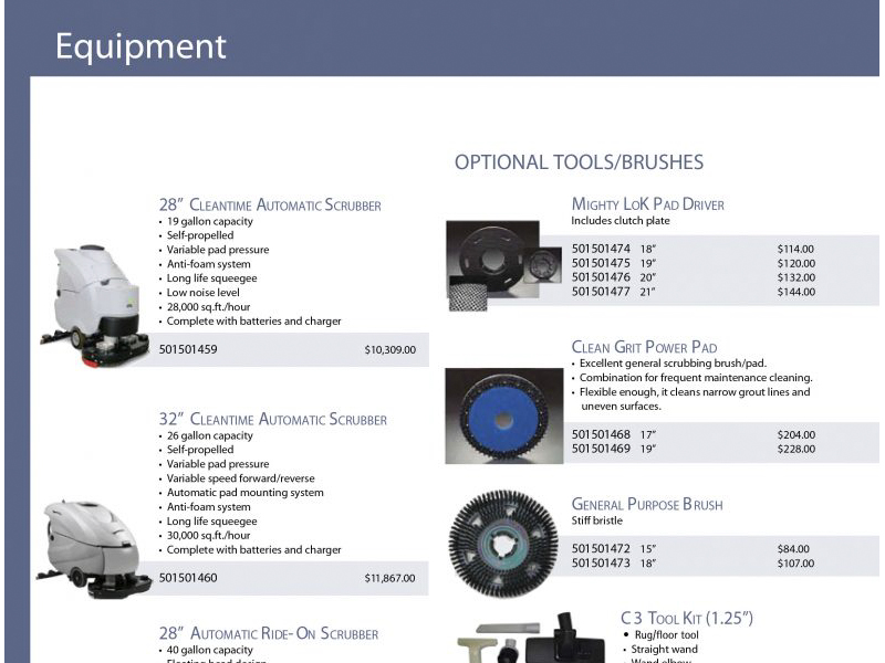 Advantage Equipment Design - marketing cover with Bare Bones Marketing in Oakville, Ontario.