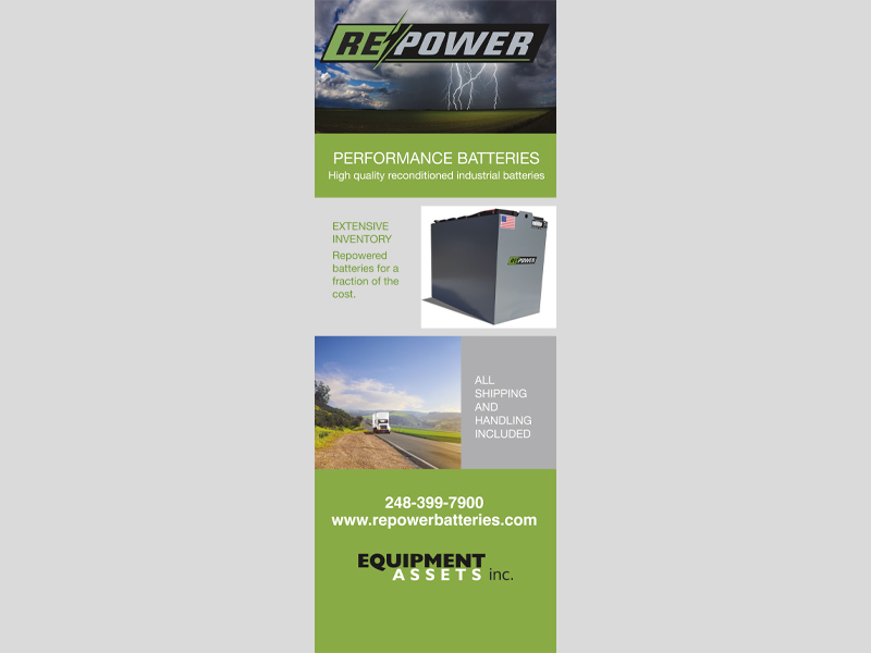 Banners & Signs - Repower design, Bare Bones Marketing in Oakville, Ontario.