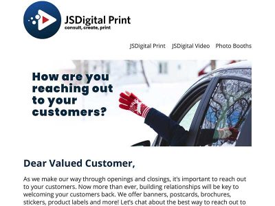 JS Digital Print Email Programs with Bare Bones Marketing.