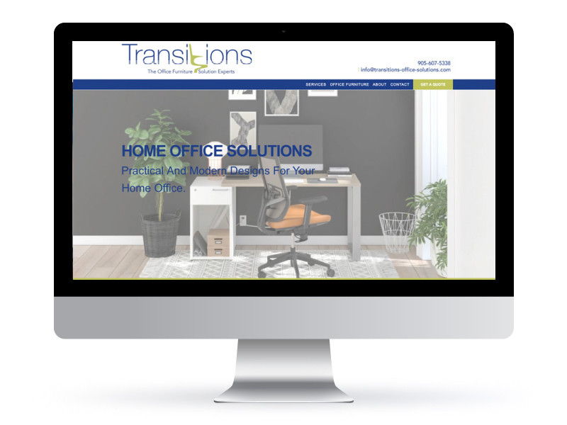 Transitions - Web design by Bare Bones Marketing in Oakville, Ontario.