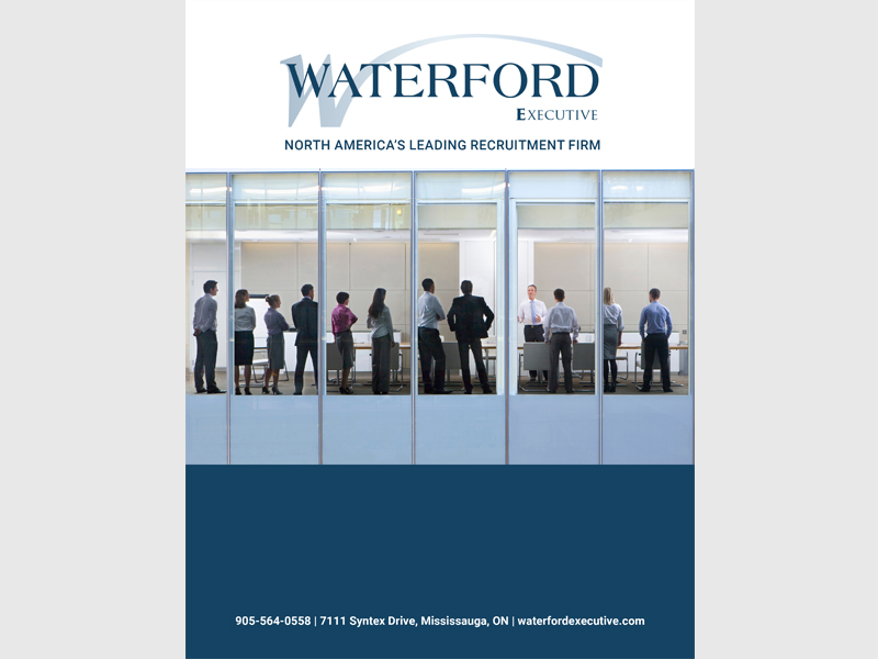 Waterford Brochure Design at Bare Bones Marketing in Oakville, Ontario